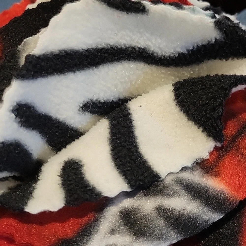 For Dogs Large snuffle sniffer ball with zebra animal & basketball prints